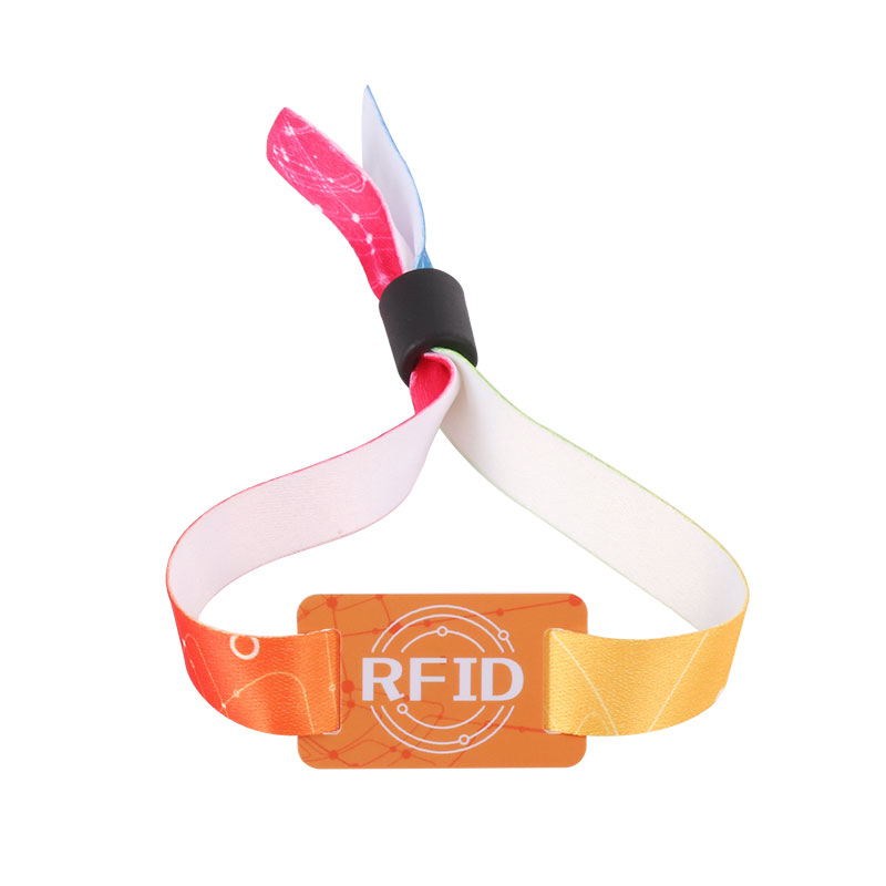 125Khz ID Rfid دستبند نایلون نزدیکی بافته مچ بند