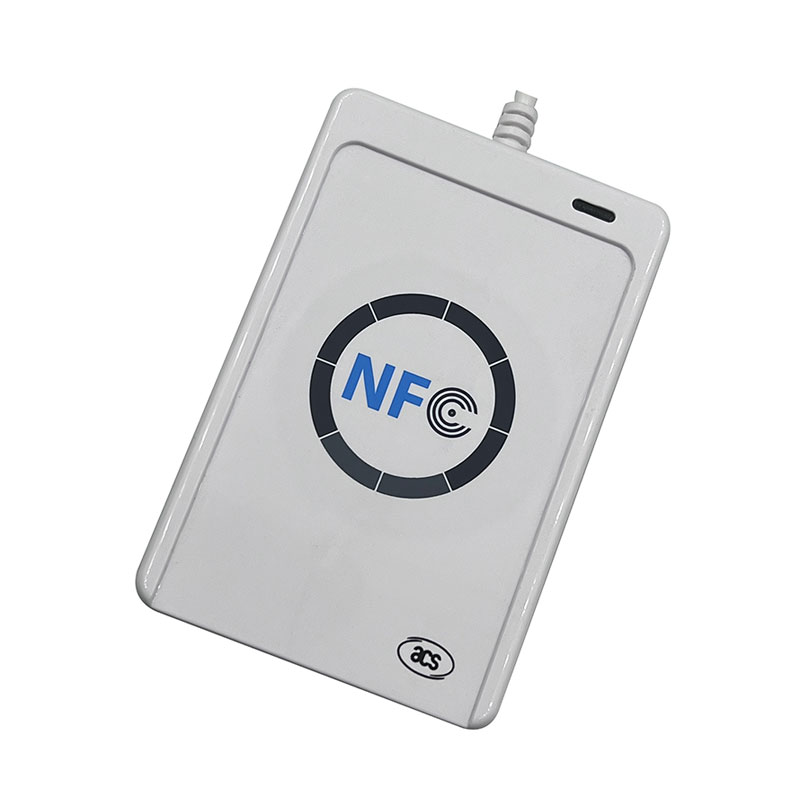 قابل حمل ACR122U 13.56Mhz ISO14443 پورت USB NFC Chip Reader کارت خوان هوشمند